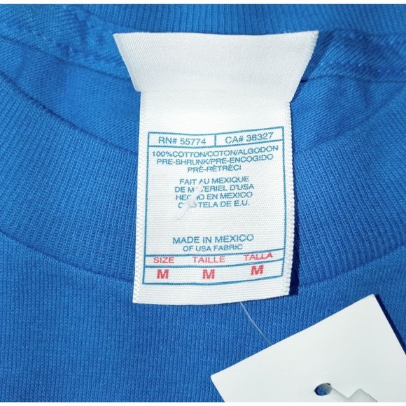 Vintage Christmas Story Tee Shirt Ralphie Blue New Men's Medium Deadstock Fudge - Picture 5 of 7